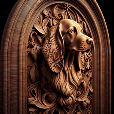 3D model The Hound of Artoise dog (STL)